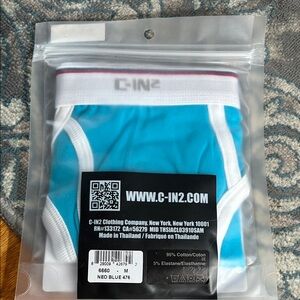 C-in2 Medium Throwback Blue Briefs